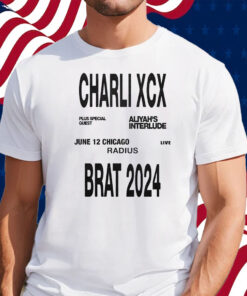 Charli Xcx Brat 2024 Jun 12 Chicago Radius Shirt