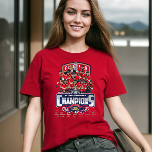 Florida Panthers Stanley Cup Final 2024 Champions Shirts