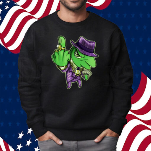 Glep Smiling Friends Gangster Spongebob Shirt Sweatshirt