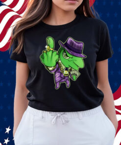Glep Smiling Friends Gangster Spongebob Shirts
