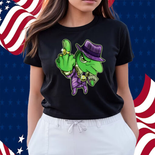 Glep Smiling Friends Gangster Spongebob Shirts