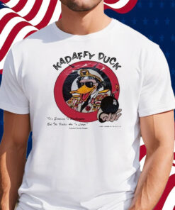 Kadaffy Duck It’s Snowing In Washington But The Flakes Are In Libya Shirt