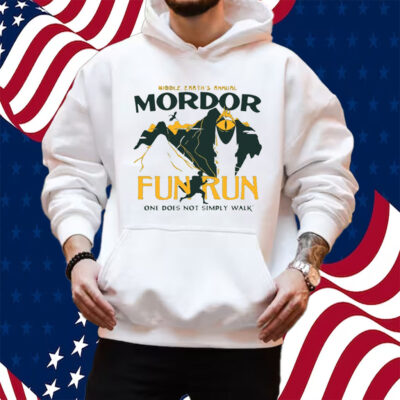Middle Earth’s Annual Mordor Fun Run One Does Not Simply Walk Shirt Hoodie