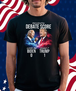 Presidential Debate Score Trump 1 Biden 0 Shirt