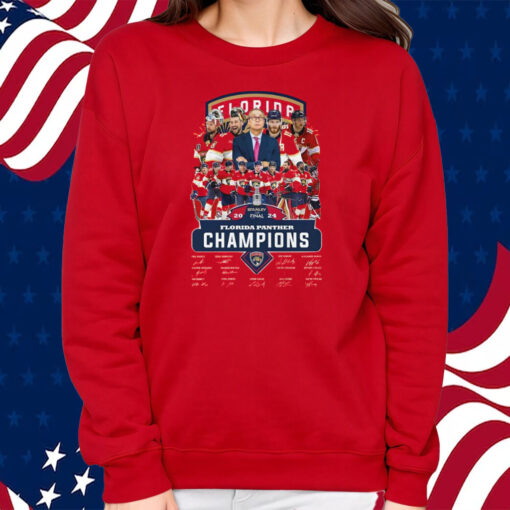Stanley Cup 2024 Final Florida Panther Champions Shirt Sweatshirt