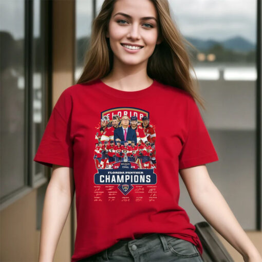 Stanley Cup 2024 Final Florida Panther Champions Shirts