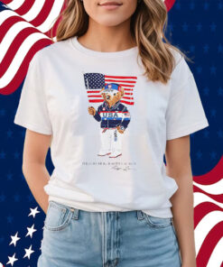 Team Usa Polo Ralph Lauren Preschool 2024 Summer Olympics Villagewear Teddy Bear Shirts