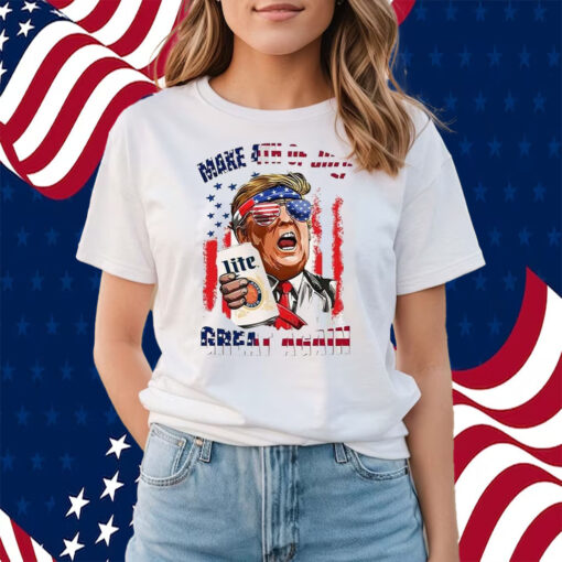 Trump Miler Lite Make 4th of July Great Again Shirts