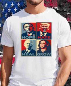 Meidastouch Hope Hate Heal Grow 2024 Tee Shirts