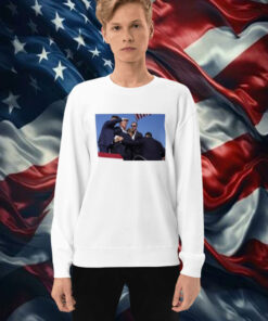 Donald Trump Photo After The Shooting At His Rally Sweatshirt Shirt