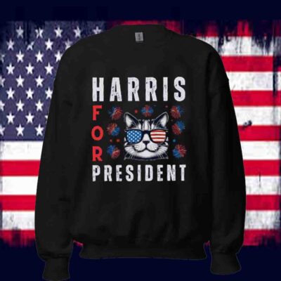Cat Ladies For Kamala Shirt, Kamala Harris 2024 President Shirt