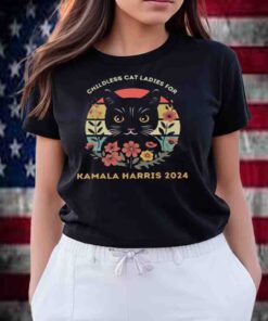 Childless Cat Ladies for Kamala Harris 2024 Tee Shirts