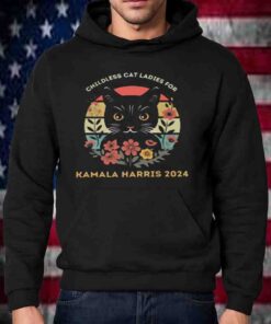 Childless Cat Ladies for Kamala Harris 2024 Tee Shirts