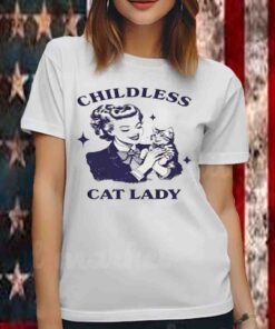 Childless Cat Lady Kamala Harris T-Shirts