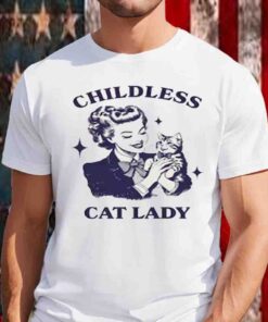 Childless Cat Lady Kamala Harris T-Shirts
