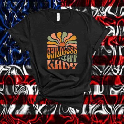 Childless Cat Lady Kamala T Shirt, Madam President Kamala Harris T-Shirt