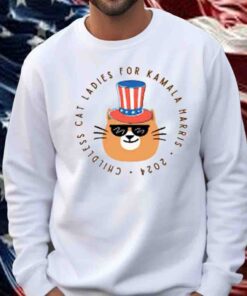 Cool Cat Lady For Kamala Shirt, Kamala Harris 2024 Shirt