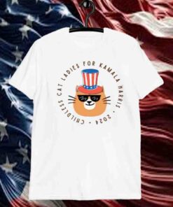 Cool Cat Lady For Kamala Shirt, Kamala Harris 2024 Shirt