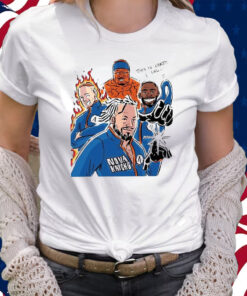 Donte Divincenzo Josh Hart Mikal Bridges Jalen Brunson Nova Knicks T-Shirt