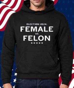 ELECTION 2024 FEMALE VS FELON T-SHIRT