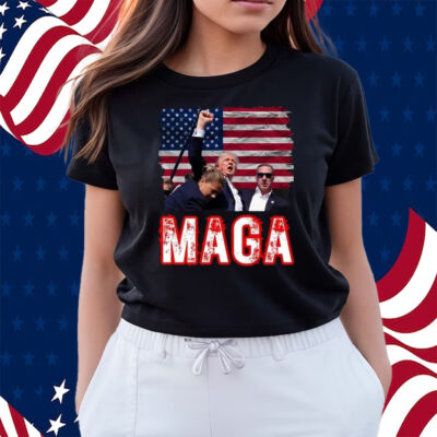 Maga Trump Iconic Fist Raised Shirt
