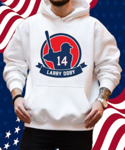 Stephen Vogt Wearing Larry Doby 14 T-Shirt