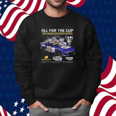 Chase Elliott Hendrick Motorsports Team Collection 2024 Nascar Cup Series Playoffs Napa T-Shirt