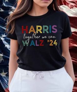 Harris Walz V-Neck, Sweatshirt, T-Shirt, Harris Walz 2024, Kamala Shirt, Together We Can T-Shirt