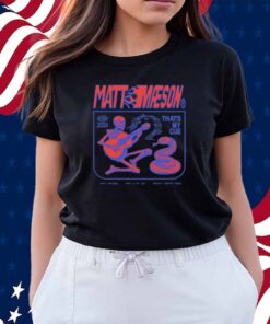 Matt Maeson That's My Cue Red Skeleton Shirt