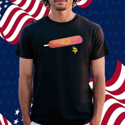 Minnesota Vikings Skol Hotdog T-Shirt