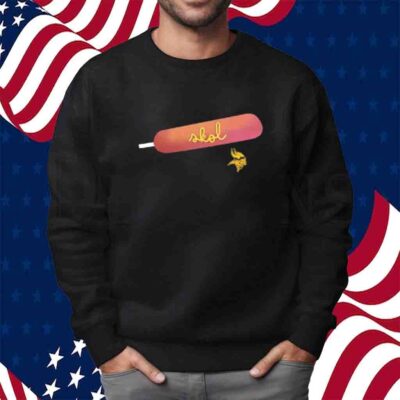 Minnesota Vikings Skol Hotdog T-Shirt