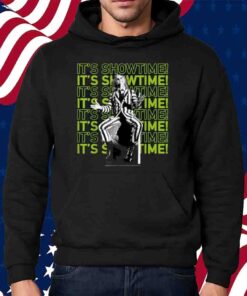 Beetlejuice It's Showtime Text Stack T-Shirt