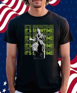 Beetlejuice It's Showtime Text Stack T-Shirt