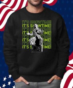 Beetlejuice It's Showtime Text Stack T-Shirt