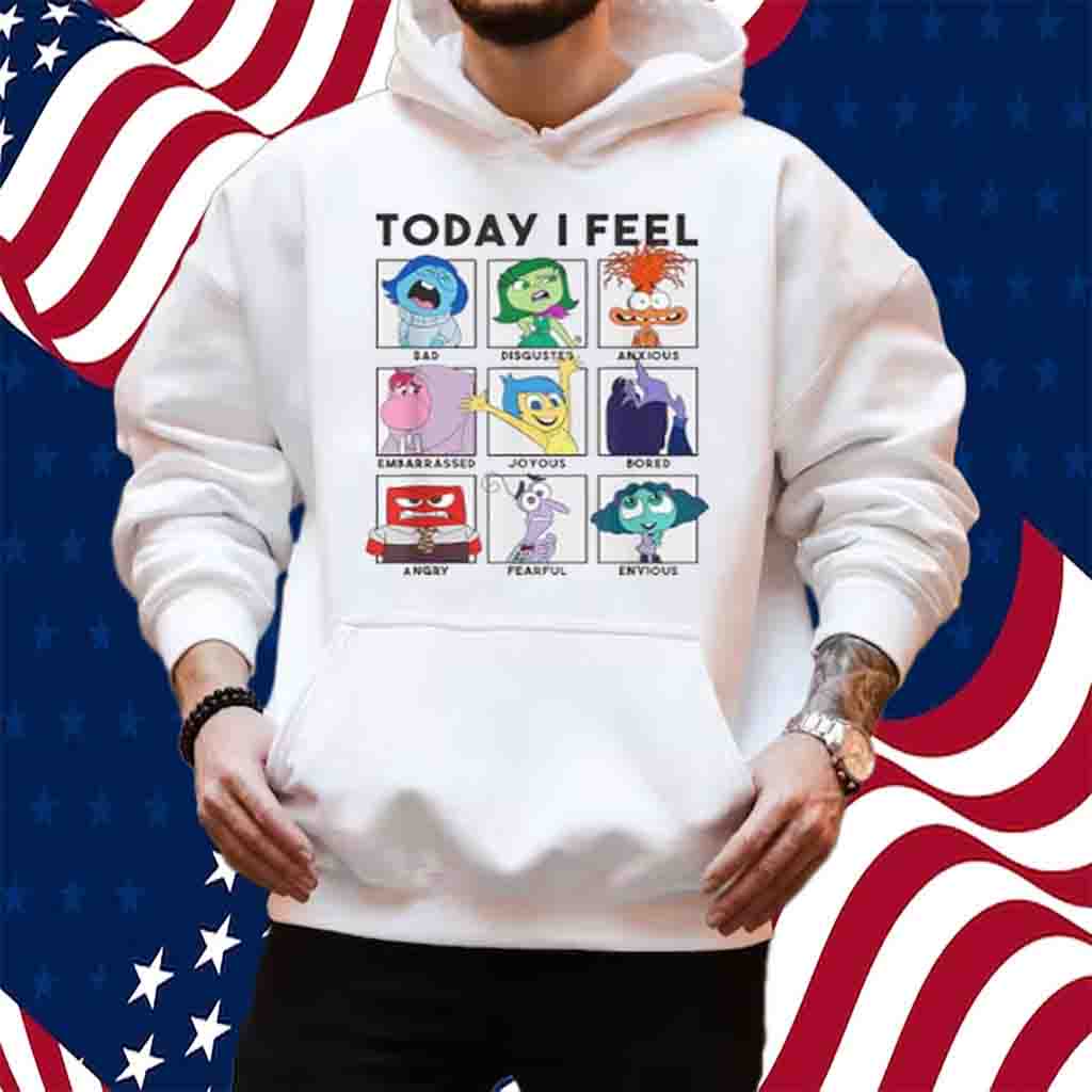 Disney Pixar Inside Out 2 Today I Feel T-Shirt