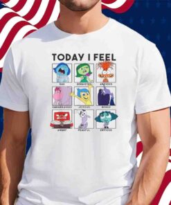 Disney Pixar Inside Out 2 Today I Feel T-Shirt