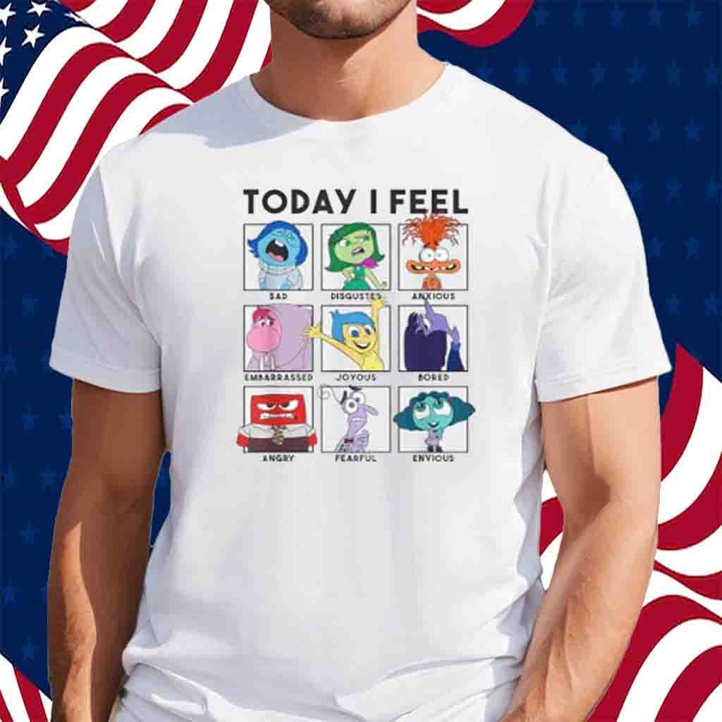 Disney Pixar Inside Out 2 Today I Feel T-Shirt