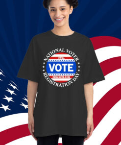 National Voter Registration Day I Will Vote Shirt