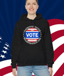 National Voter Registration Day I Will Vote Shirt