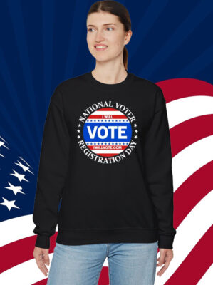 National Voter Registration Day I Will Vote Shirt