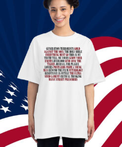 Generation Terrorists Gold Against The Soul The Holy Bible Everything Must Go Shirt