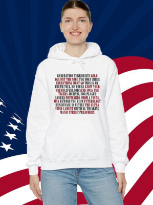 Generation Terrorists Gold Against The Soul The Holy Bible Everything Must Go Shirt