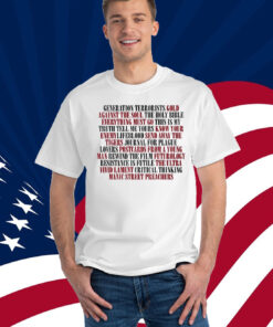 Generation Terrorists Gold Against The Soul The Holy Bible Everything Must Go Shirt