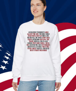 Generation Terrorists Gold Against The Soul The Holy Bible Everything Must Go Shirt