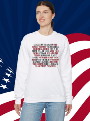Generation Terrorists Gold Against The Soul The Holy Bible Everything Must Go Shirt