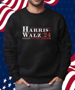 Harris Walz President 2024 For The People America T-Shirt