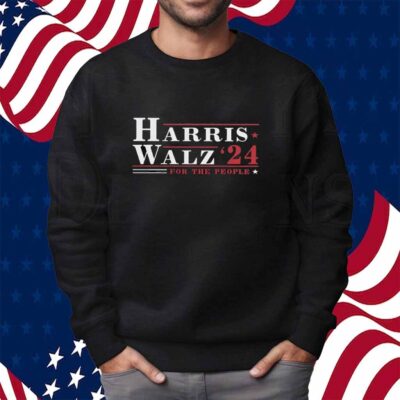 Harris Walz President 2024 For The People America T-Shirt