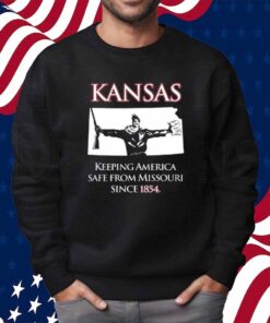 Kansas Keeping America Safe From Missouri Since 1854 T-Shirt