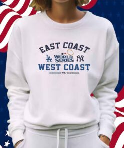 Los Angeles Dodgers Vs New York Yankees 2024 World Series Matchup T-Shirt