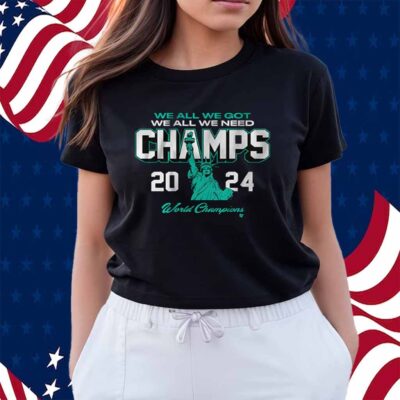 NEW YORK BASKETBALL 2024 CHAMPS T-SHIRT